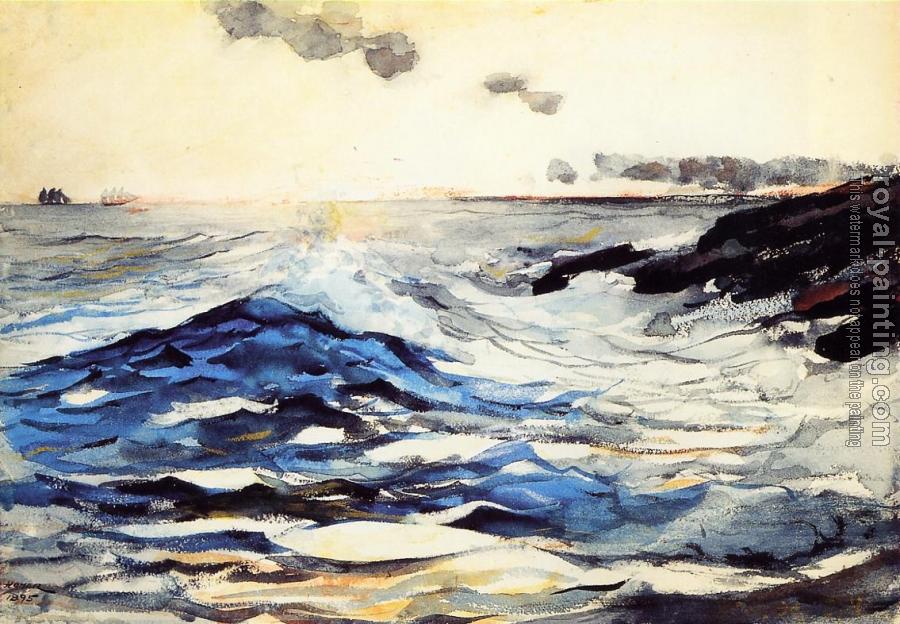 Winslow Homer : Sunset, Prout's Neck